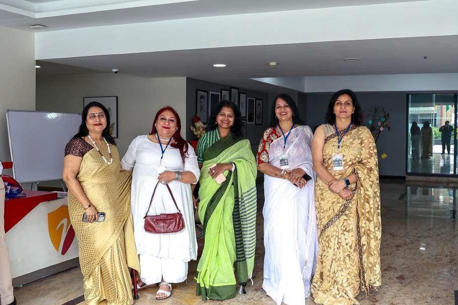 Group photograph of educators at the Principal Conclave, Rishihood University